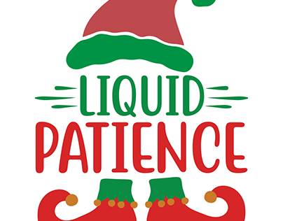 liquid patience svg design