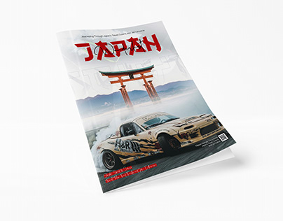'Wonderlust Japan' Travel Magazine Design