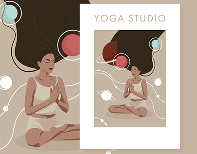 Poster for the yoga studio