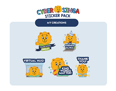 Singa Cubbie Sticker Pack