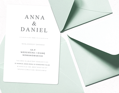 Wedding invitations - minimalism
