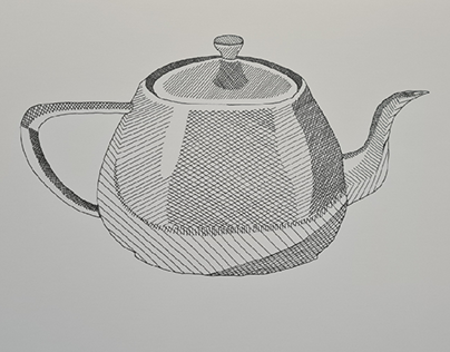 Cross Hatching - Teapot