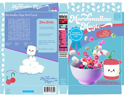 Marshmallow Magic faux Cereal Box