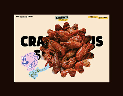Krabby's Crab Boil website