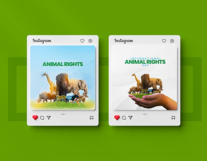 Animal Rights Day Social Media Post