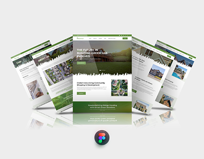 Website UI Design For AEVOLVE Green Solutions (AGS)