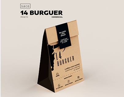 Saco delivery 14 Burguer