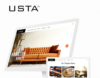 Usta'74 Website Tasarımı