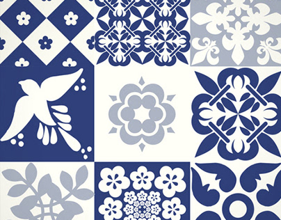 Portuguese Azulejos Tiles patterns collection