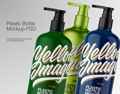 Download Pump Bottle Mockup Projects Photos Videos Logos Illustrations And Branding On Behance PSD Mockup Templates