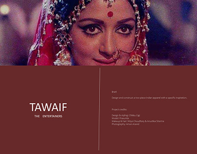 TAWAIF- Indian apparel project