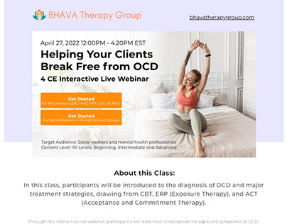 Bhava Therapy Group - Email Re-design