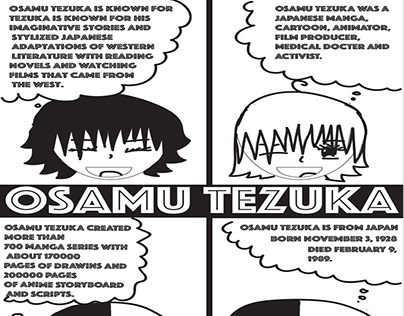 Mood Board about Osamu Tezuka