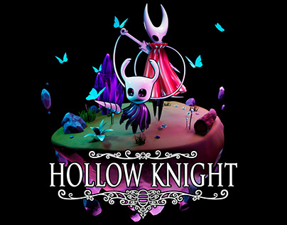 Hollow Knight Fanart (Hornet and Vessel)
