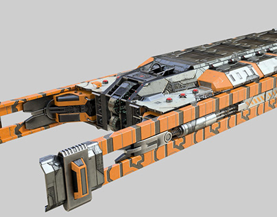 Sci-Fi Cargo Train