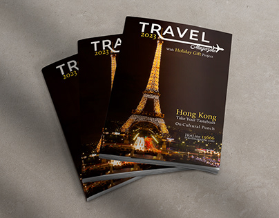 Tourism magazine design