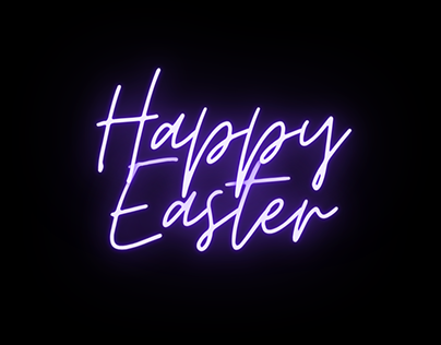 Happy Easter (néon)
