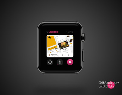 WatchOS for Dribbble