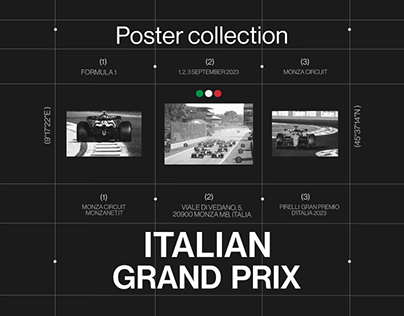 ITALIAN GRAN PRIX 2023 |Poster collection