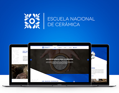 Website Escuela Nacional de Ceramica