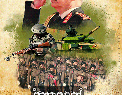 Army Day Poster Design