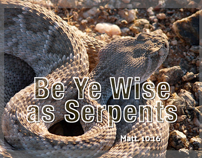 Be Ye Wise as Serpents
