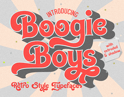 Boogie Boys Retro Style Font