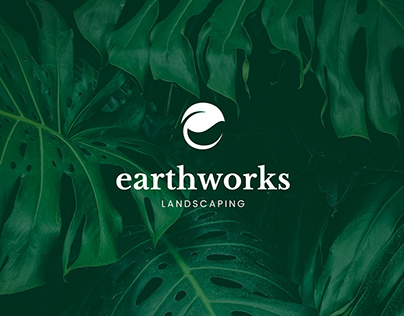 Earthworks Landscaping Logo Design