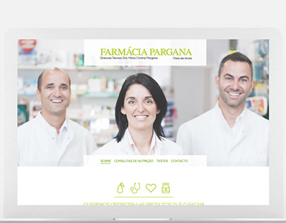 Re-design Website Farmácia Pargana