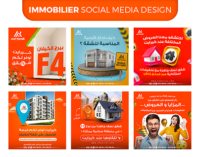 immobilier social media design