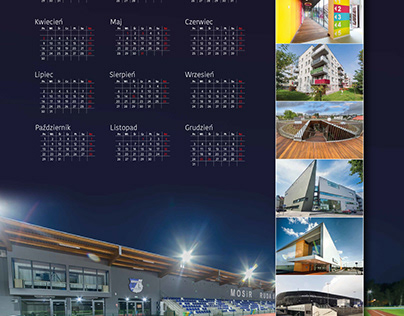 Kalendarze B1 dla firmy Dombud