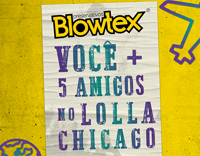 Promoção Blowtex & Lollapalooza Chiago