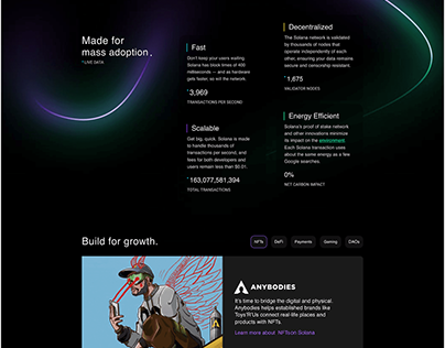 Solana Project Landing Page