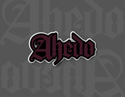 Ahedo - Tipografía Gótica