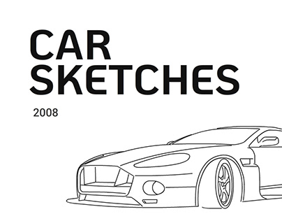 Car Sketches - 2008