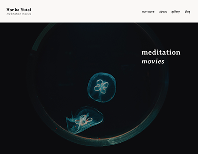 meditation movies - UI concept