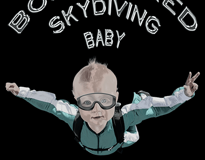 Born and bred skydiving baby