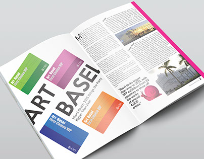 Art Basel 4 Magazine Spread Article