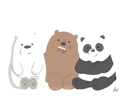 We Bare Bears Birthday Design