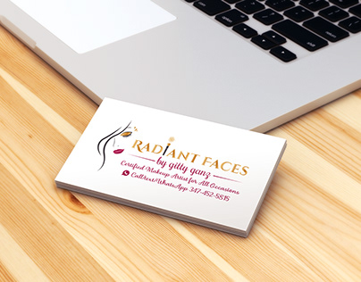 Radiant face Business Card Design
