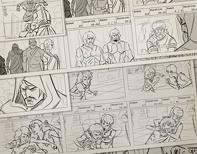 Storyboards and Animatics for the Baahubali Series