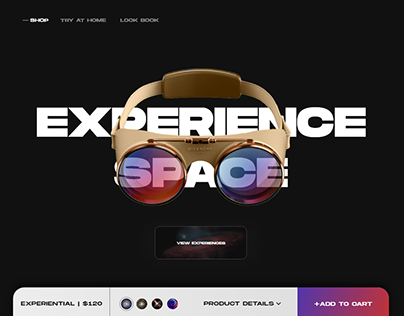 Experience Space | AR Website Concept