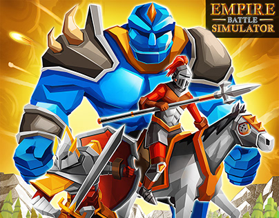 Empire Battle Simulator - mobile GUI and 2D animation