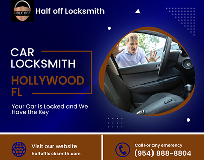 Car Locksmith Hollywood FL | Half off Locksmith is Here