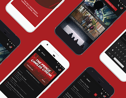 Prince Charles Cinema mobile app concept