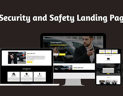 Safety and Security Landing Page