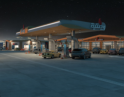 gas-benzene station