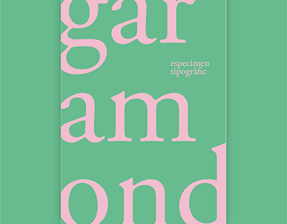 Especimen tipográfico | Garamond