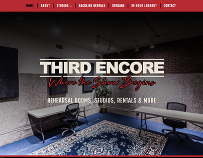 3rd Encore Website Redesign