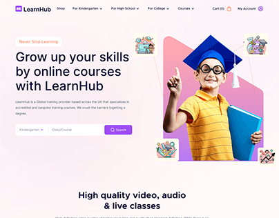 Website For E-Learning